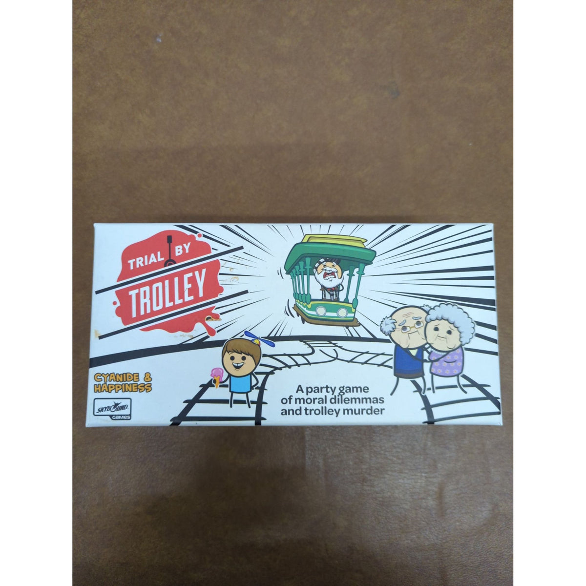 Trial By Trolley Party Game By Cyanide & Happiness For 3-13 Players Ages 14+
