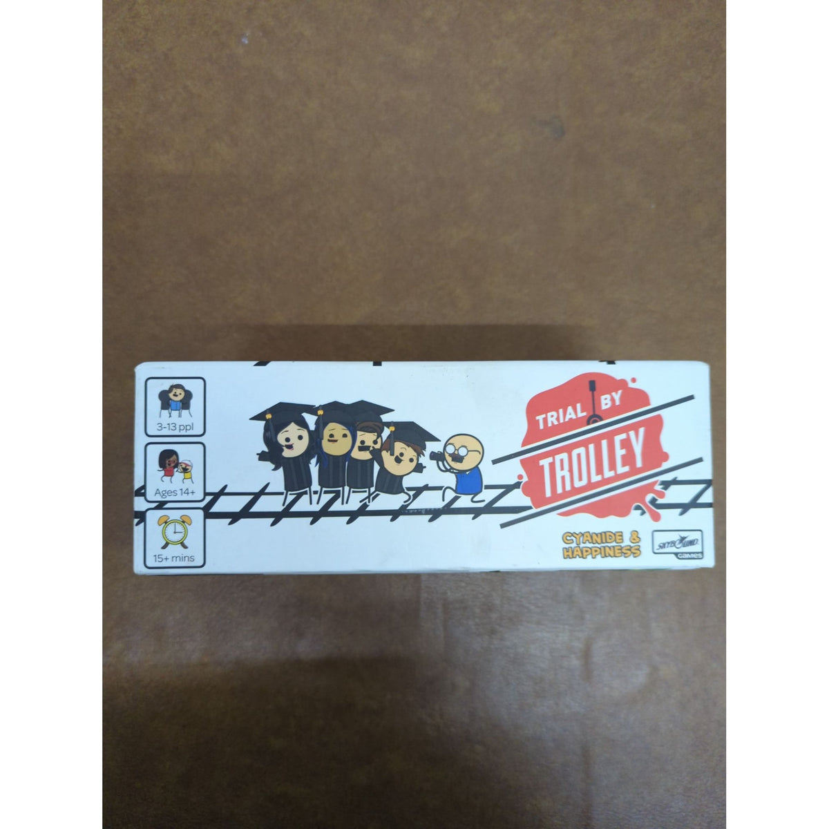 Trial By Trolley Party Game By Cyanide & Happiness For 3-13 Players Ages 14+