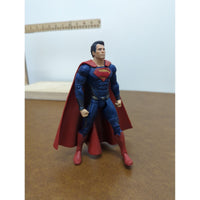 Superman Action Figure 6" Poseable Collectible With Red Cape
