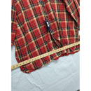 Polo Ralph Lauren Mens Flannel Shirt 2LT Red Plaid Long Sleeve Button Front