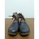 Sperry Womens Quilted Duck Boots Size 7M Brown/Black With Rubber Soles