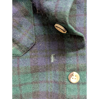 Contender Mens Small Plaid Flannel Shirt