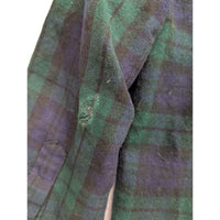 Contender Mens Small Plaid Flannel Shirt