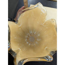 Murano Handcrafted White Crystal Vase