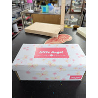 Little Angel Girls White Patent Mary Jane Shoes With Rhinestone Bow Size 10 New In Box
