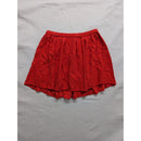 Gap Womens Red Elastic Waist Skirt M - Made In Indonesia