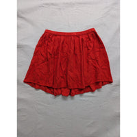Gap Womens Red Elastic Waist Skirt M - Made In Indonesia