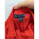 Gap Womens Red Elastic Waist Skirt M - Made In Indonesia