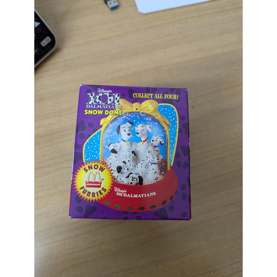 Disney 101 Dalmatians Snow Dome Collectible McDonalds Toy In Box