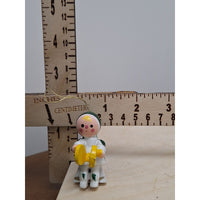 Trim-A-Tree Musical Kids Christmas Ornaments Set Of 4 Hand Painted Wooden Figure