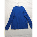 Taco Bell Logo Blue Long Sleeve T-Shirt Mens Size L Ripple Junction 100% Cotton Casual Crewneck