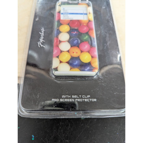iPod Nano Pod Jacket With Belt Clip & Screen Protector - Bubblegum Design