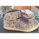 Vans OTW Collection Mens High-Top Palm Print Sneakers Size 11 Beige/Black Canvas