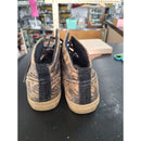 Vans OTW Collection Mens High-Top Palm Print Sneakers Size 11 Beige/Black Canvas