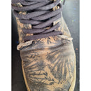 Vans OTW Collection Mens High-Top Palm Print Sneakers Size 11 Beige/Black Canvas