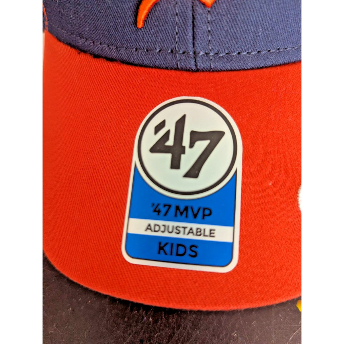 Detroit Tigers Kids 47 MVP Adjustable Baseball Hat Navy/Orange