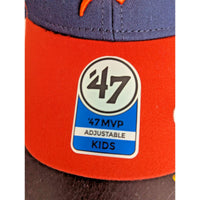 Detroit Tigers Kids 47 MVP Adjustable Baseball Hat Navy/Orange