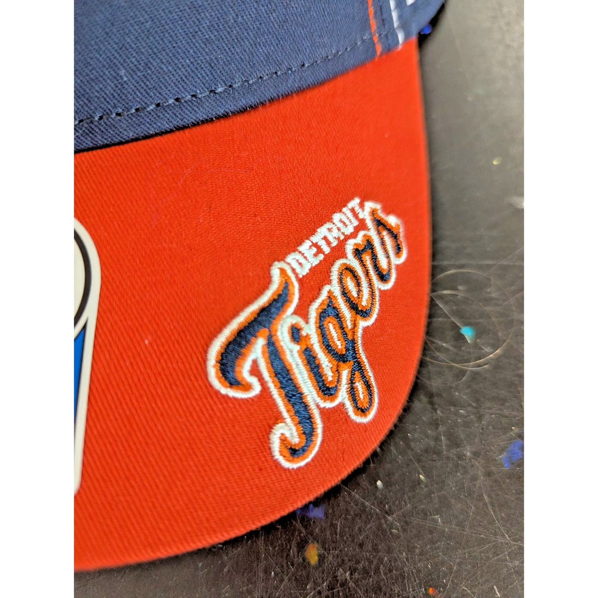 Detroit Tigers Kids 47 MVP Adjustable Baseball Hat Navy/Orange