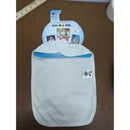 Just Add A Kid Alcatraz Most Wanted Oversized Baby Bib 100% Cotton Fun Design