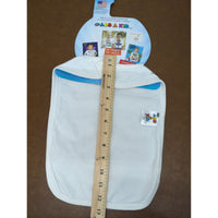 Just Add A Kid Alcatraz Most Wanted Oversized Baby Bib 100% Cotton Fun Design