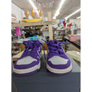 New Balance Youth Purple & White Low Top Sneakers With Box