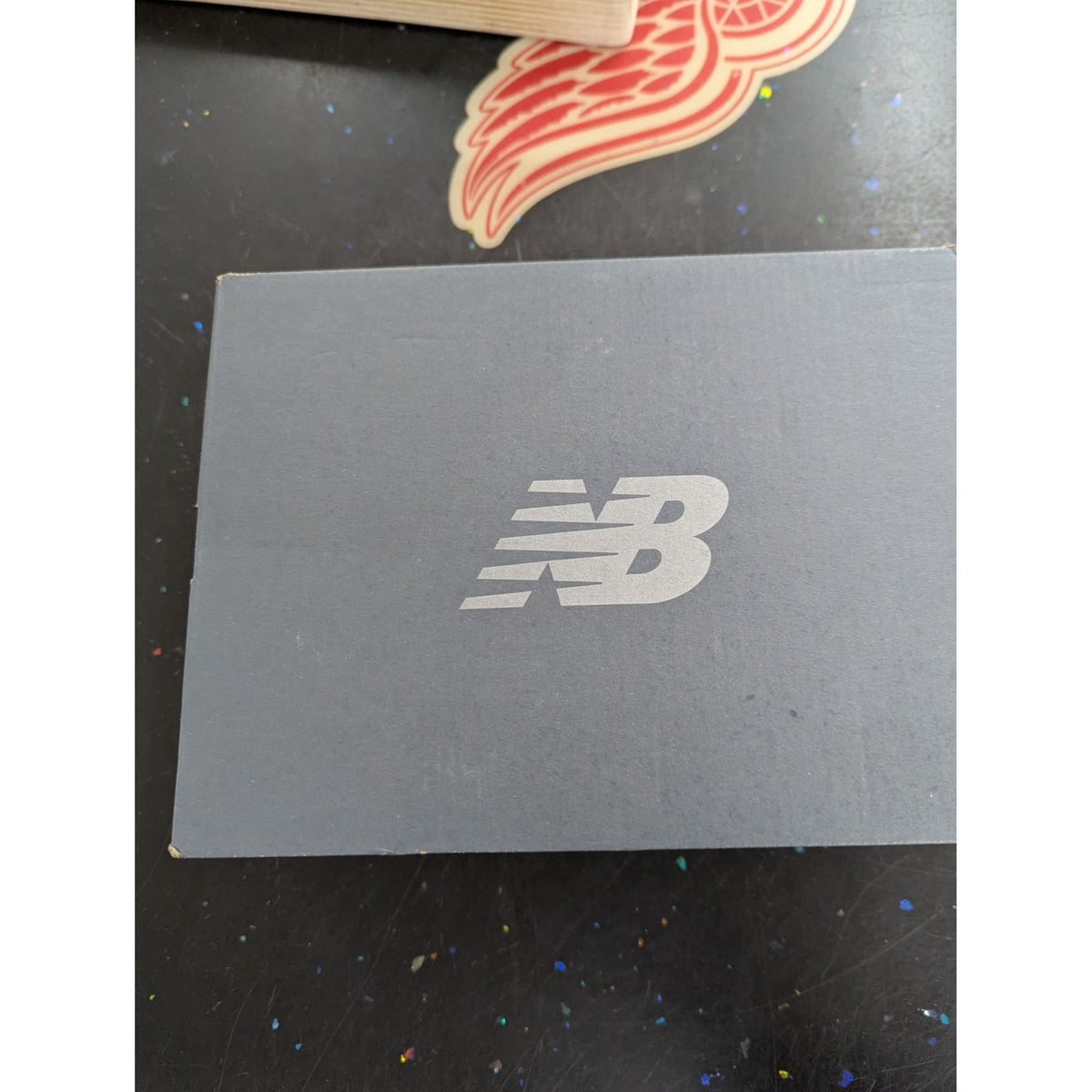 New Balance Youth Purple & White Low Top Sneakers With Box