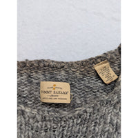 Tommy Bahama Womens Gray Knit Sweater Size L