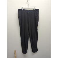 Patagonia Organic Cotton Black Jogger Pants L Elastic Waistband Drawstring