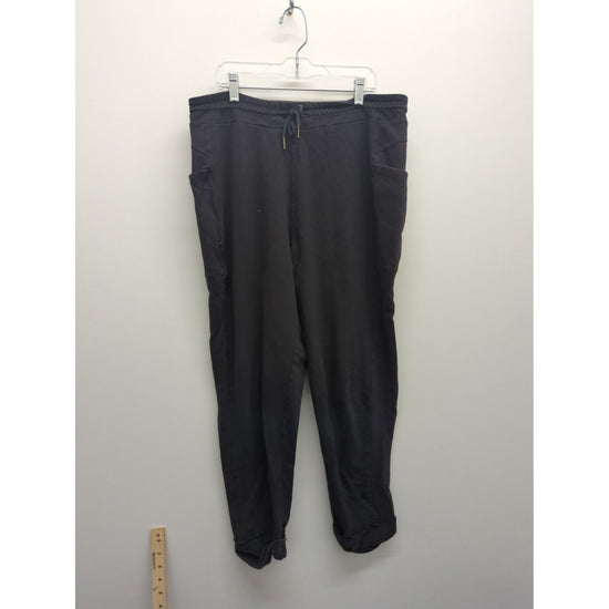 Patagonia Organic Cotton Black Jogger Pants L Elastic Waistband Drawstring
