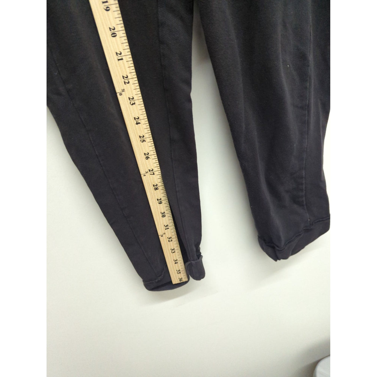 Patagonia Organic Cotton Black Jogger Pants L Elastic Waistband Drawstring