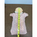 Cabbage Patch Kids Doll 9" Pink Floral Dress With Lace Collar & Bow
