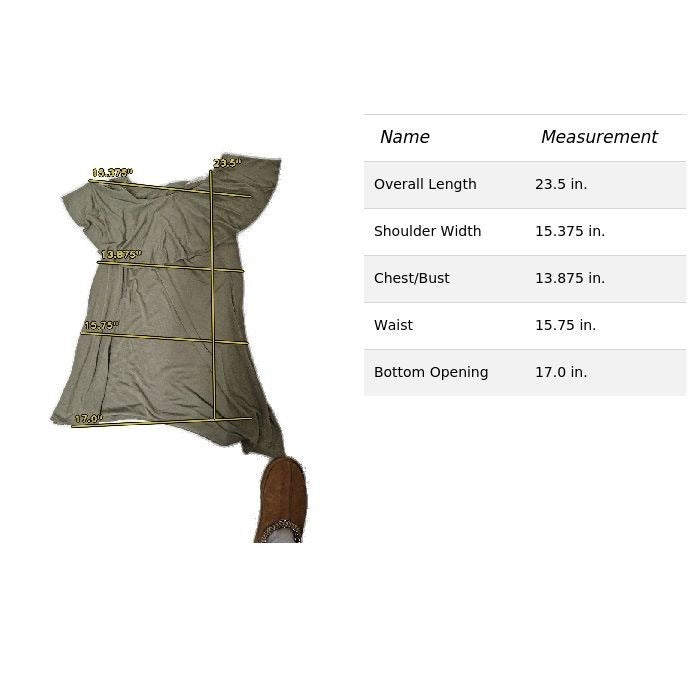 Rolla Coster Olive Green Off-Shoulder Ruffle Dress L
