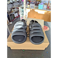 Ugg Kids Sport Yeah Black Platform Slide Sandals W Box Size 1 Comfortable & Styl