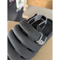 Ugg Kids Sport Yeah Black Platform Slide Sandals W Box Size 1 Comfortable & Styl