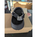 Ugg Kids Sport Yeah Black Platform Slide Sandals W Box Size 1 Comfortable & Styl