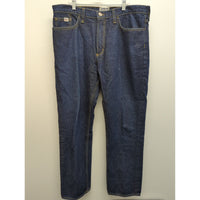 Lands End Mens Straight Fit Denim Jeans Size 36 Made In USA Durable Goods