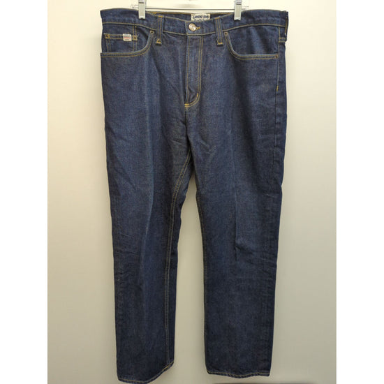 Lands End Mens Straight Fit Denim Jeans Size 36 Made In USA Durable Goods