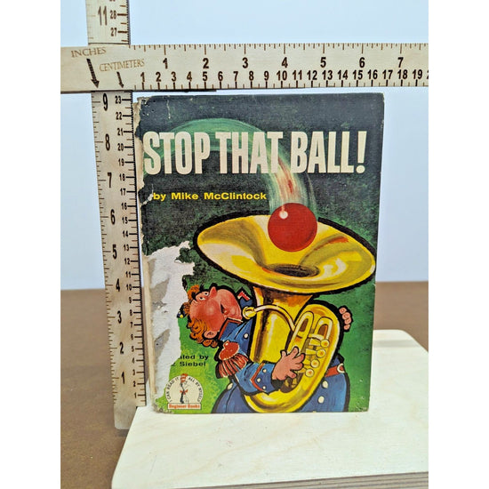Vintage Stop That Ball Childrens Book By Mike Mcclintock Beginner Books Hardcove
