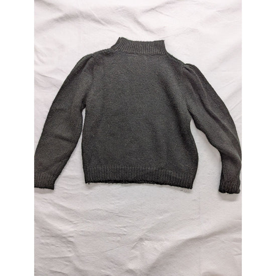 Shenanigans Womens Moth Sweater M Gray 100% Acrylic Made In Korea