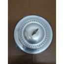 Vintage Silver-Plated Covered Casserole Dish With Glass Insert Ornate Lid Handle Leaf Motif 8" Diameter 6.5" Height