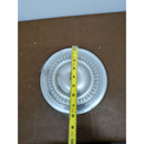 Vintage Silver-Plated Covered Casserole Dish With Glass Insert Ornate Lid Handle Leaf Motif 8" Diameter 6.5" Height