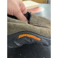 Merrell Jungle Moc Suede Slip On Hiking Shoes In Gunsmoke Gray
