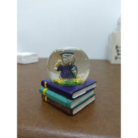 Graduation Owl Snow Globe On Books Musical Gift 2.5 Inches By San Francisco Music Box Company