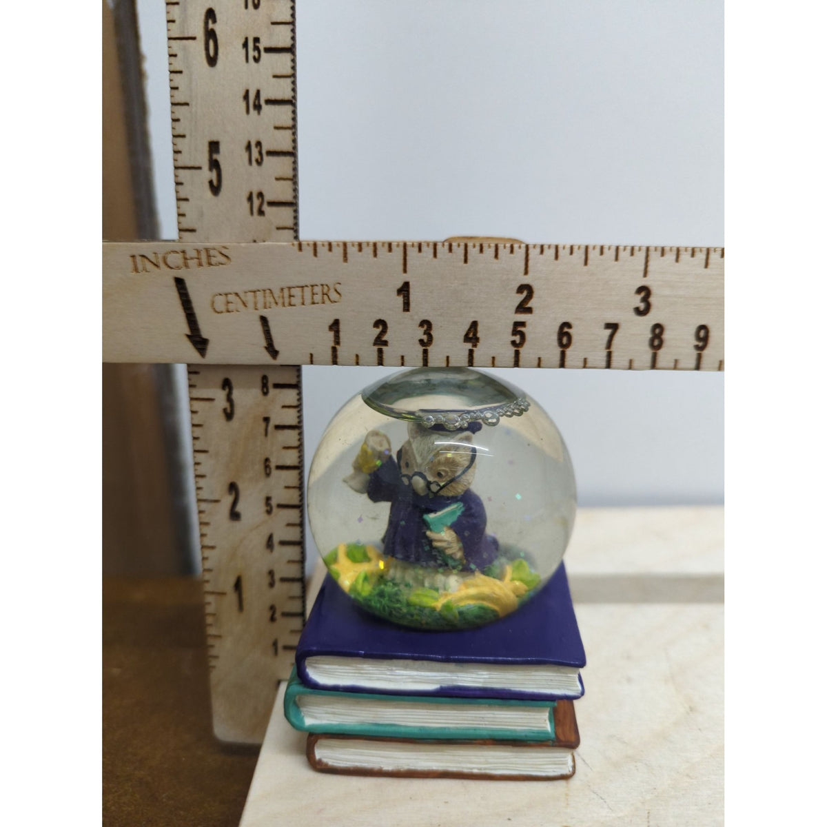 Graduation Owl Snow Globe On Books Musical Gift 2.5 Inches By San Francisco Music Box Company