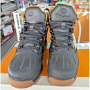 Timberland Euro Hiker Shell Toe Black Leather Hiking Boots Size Y2.5