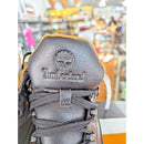 Timberland Euro Hiker Shell Toe Black Leather Hiking Boots Size Y2.5