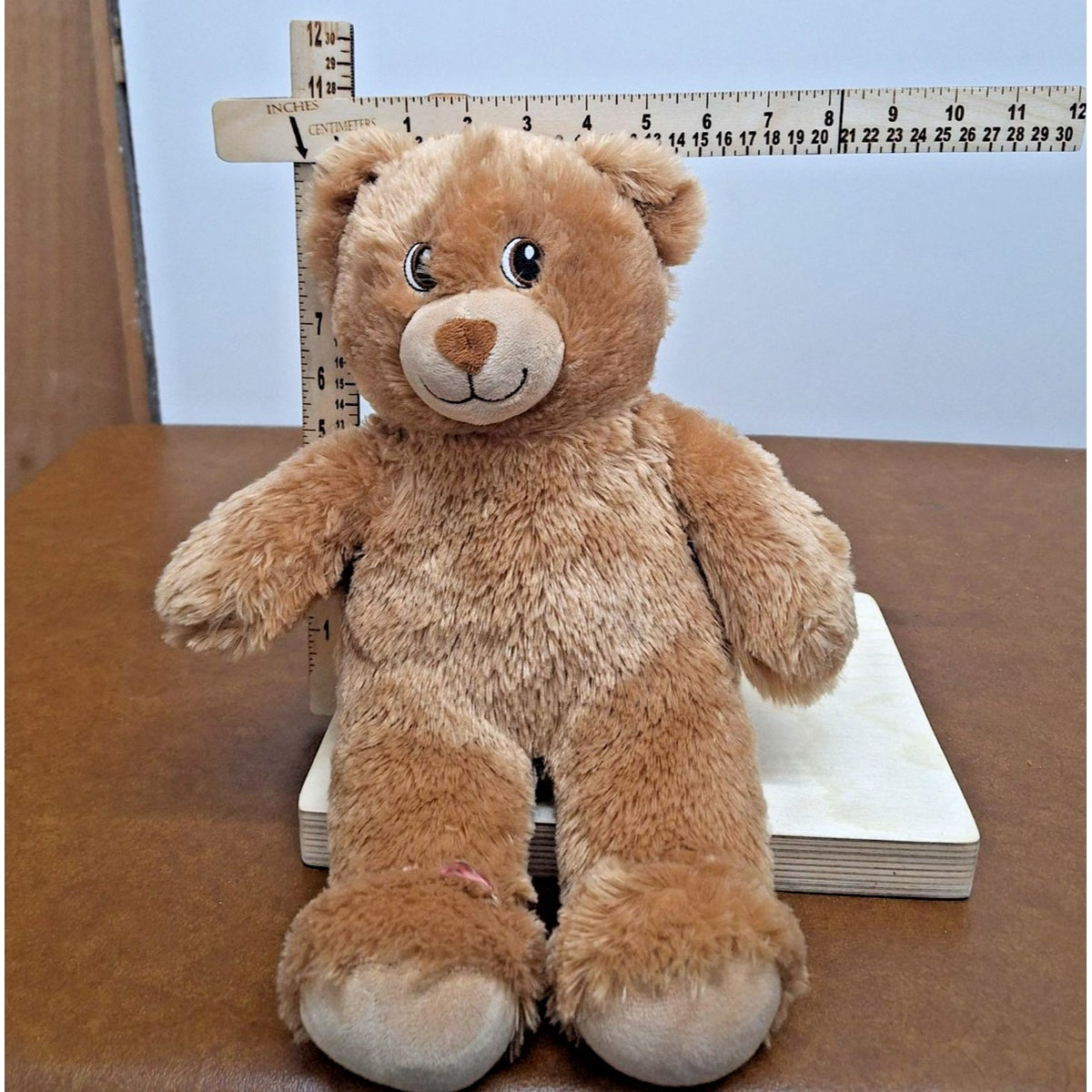 Build-A-Bear Workshop Brown Plush Teddy Bear 12" Stuffed Animal Soft Toy For Kid