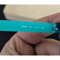 Lacoste Blue Hard Case Turquoise Eyeglasses L3803B 51-13 135 Made In Italy