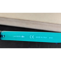 Lacoste Blue Hard Case Turquoise Eyeglasses L3803B 51-13 135 Made In Italy