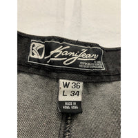Karl Kani Black Denim Jeans W36 L34 Straight Leg Relaxed Fit Hong Kong Made